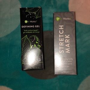 IT WORKS STRETCH MARK CREAM AND DEFINING GEL